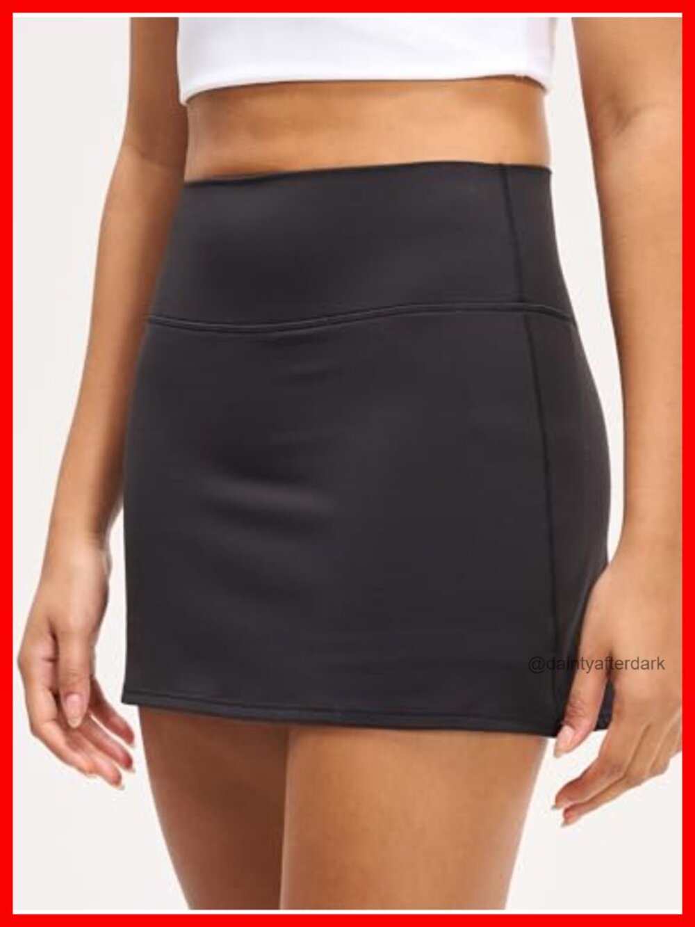 High Waisted Tennis Skort with Pockets, Athletic Skirt with Built-in Shorts for